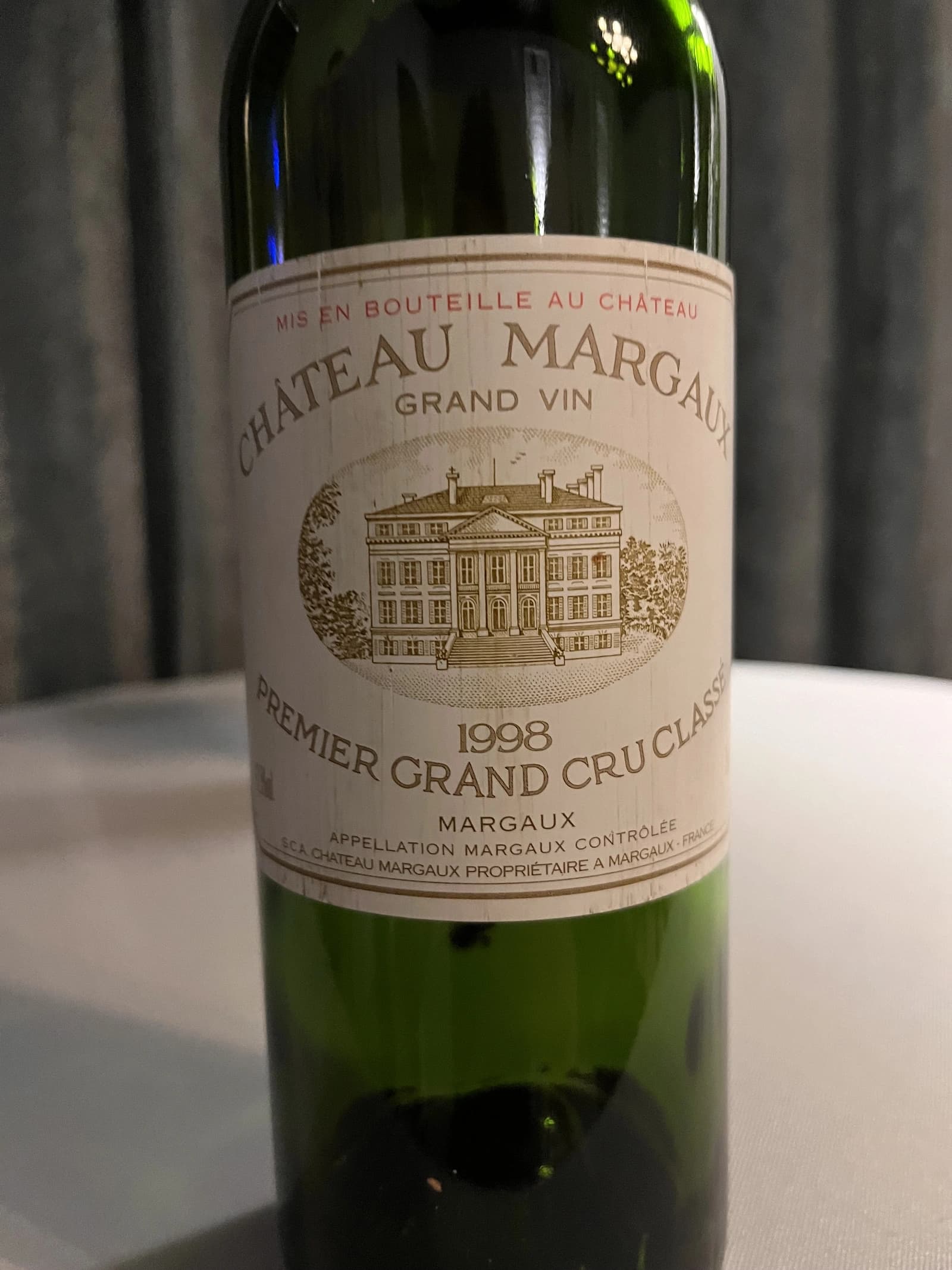 Château Margaux Rouge 1998