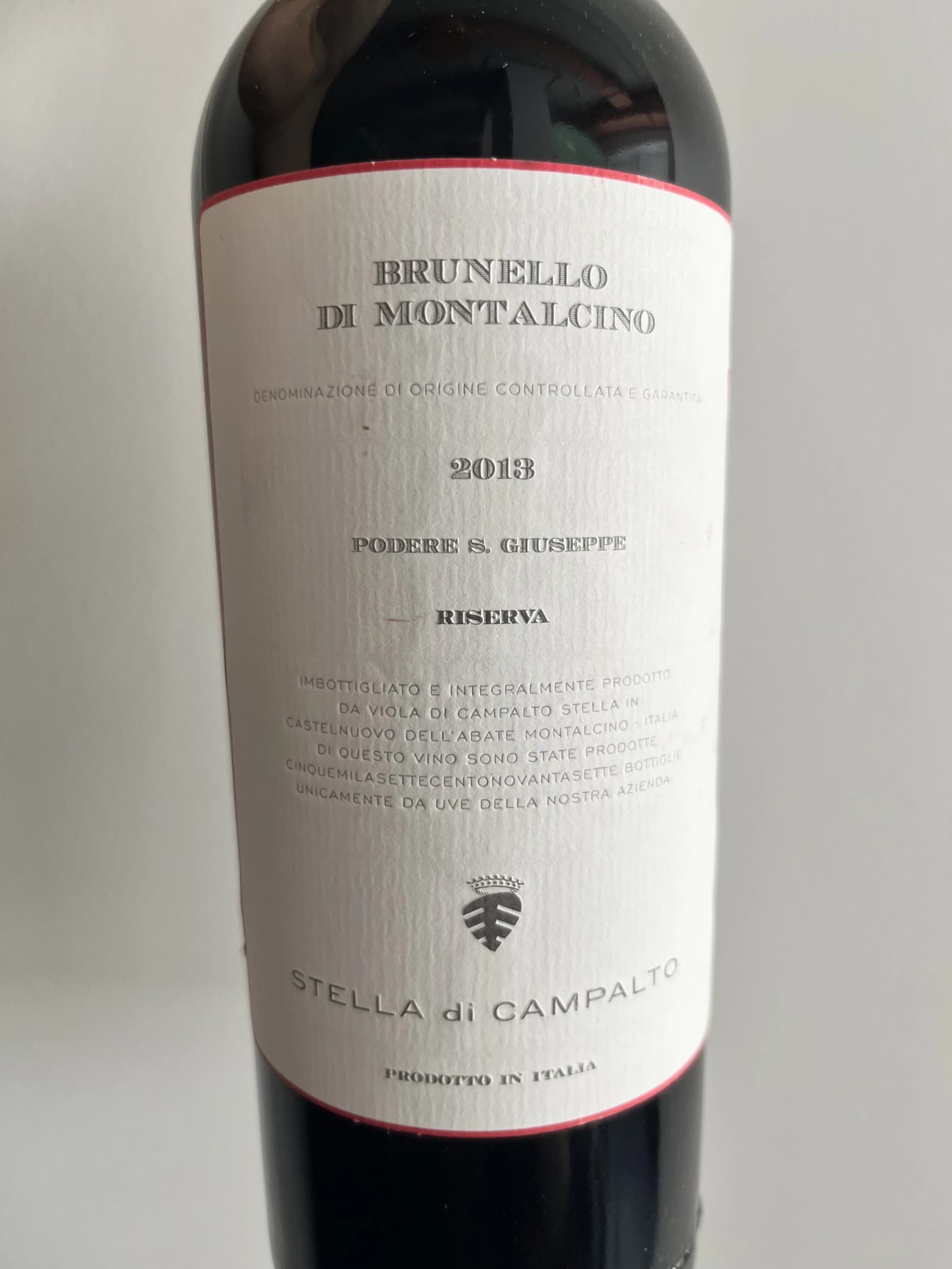 Stella di Campalto Brunello di Montalcino Riserva 2013